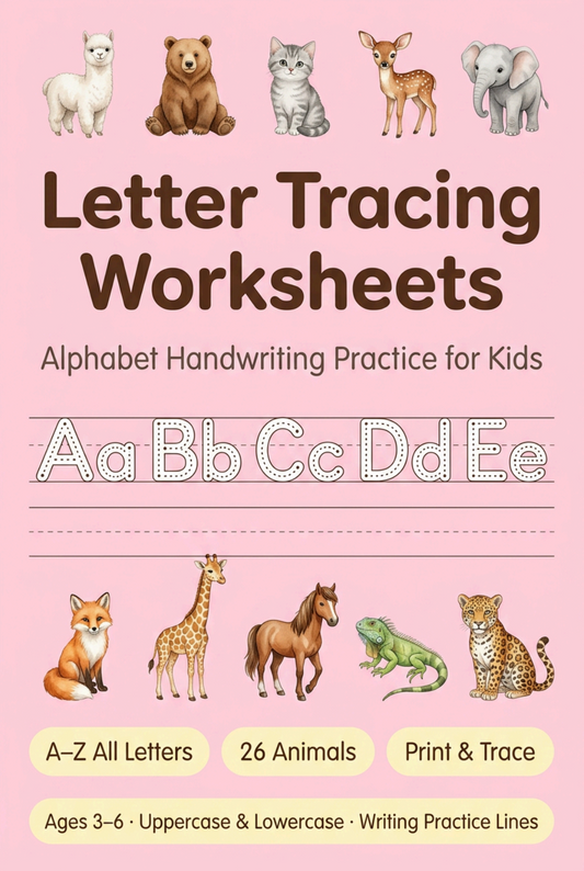 Letter Tracing Worksheets