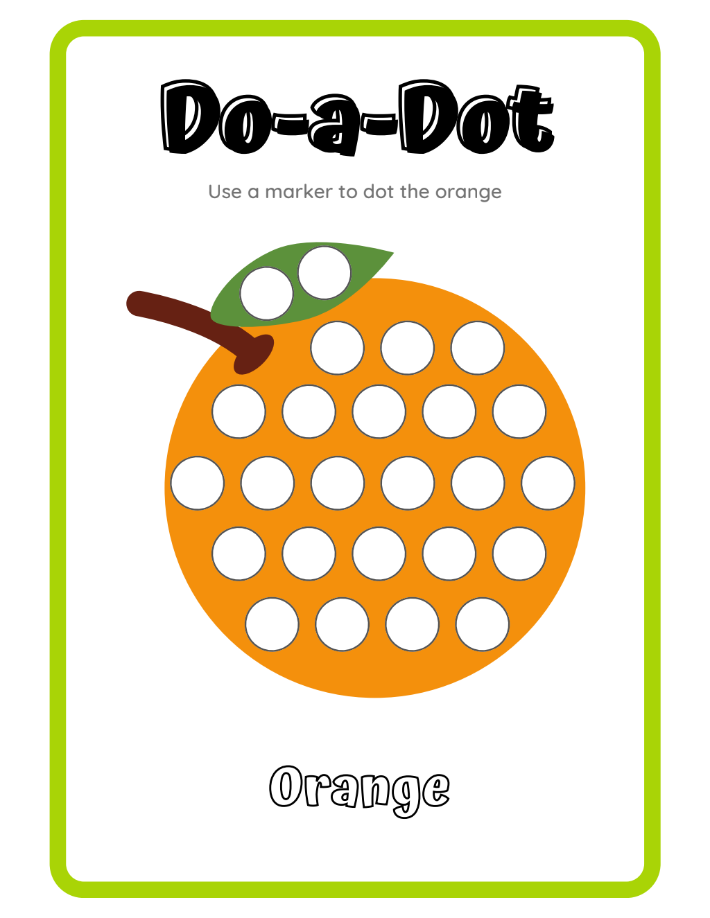Do-a-Dot Activity Book