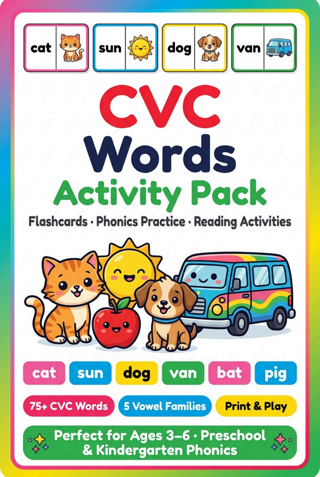 CVC Words Activity Pack