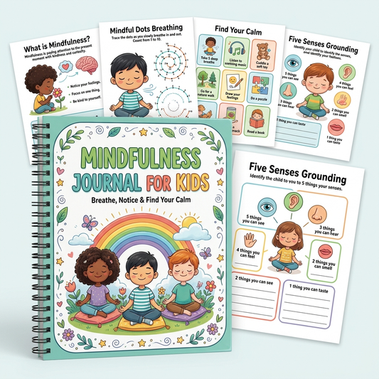 Mindfulness Journal for Kids cover